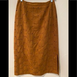 Coldwater Creek Cutwork Skirt Size 12P